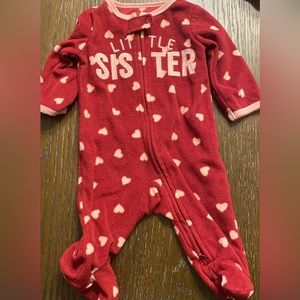 Little sister fleece sleeper